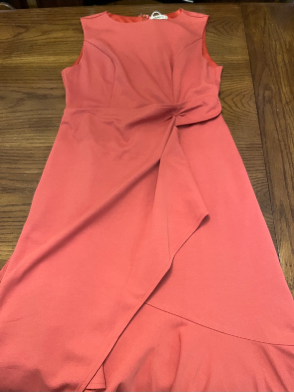 Fehaute Sleeveless Midi A-line Dress with Waist Twist, size 8, new with tags